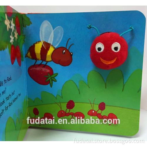 FDT customized children creative and cheap cloth toy interesting story board book